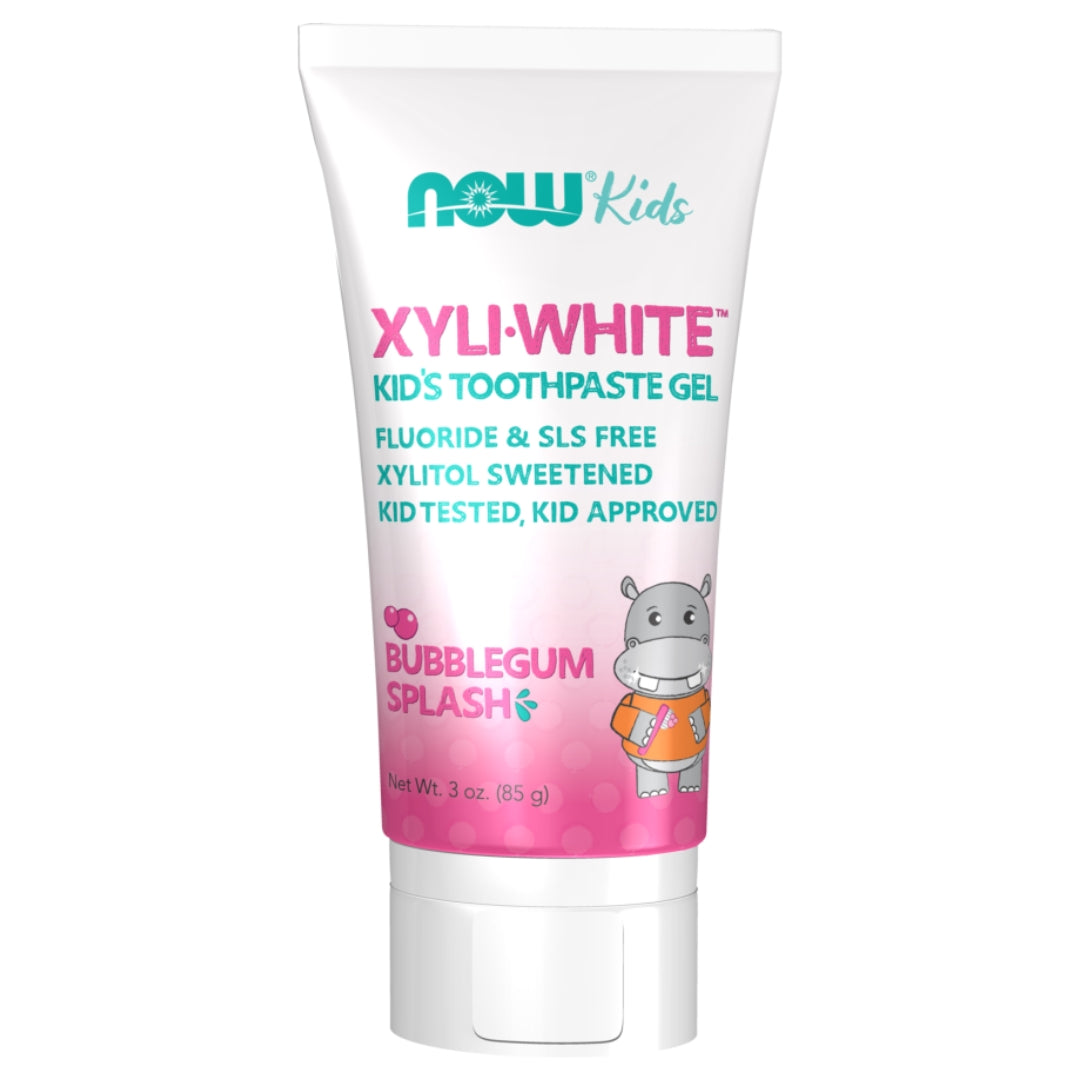 NOW XyliWhite Bubblegum Splash Tannkrem Gel for Barn