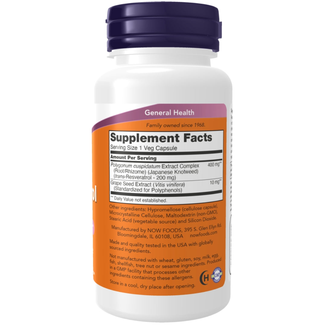 NOW Naturlig Resveratrol