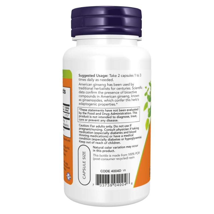 NOW American Ginseng 500 mg