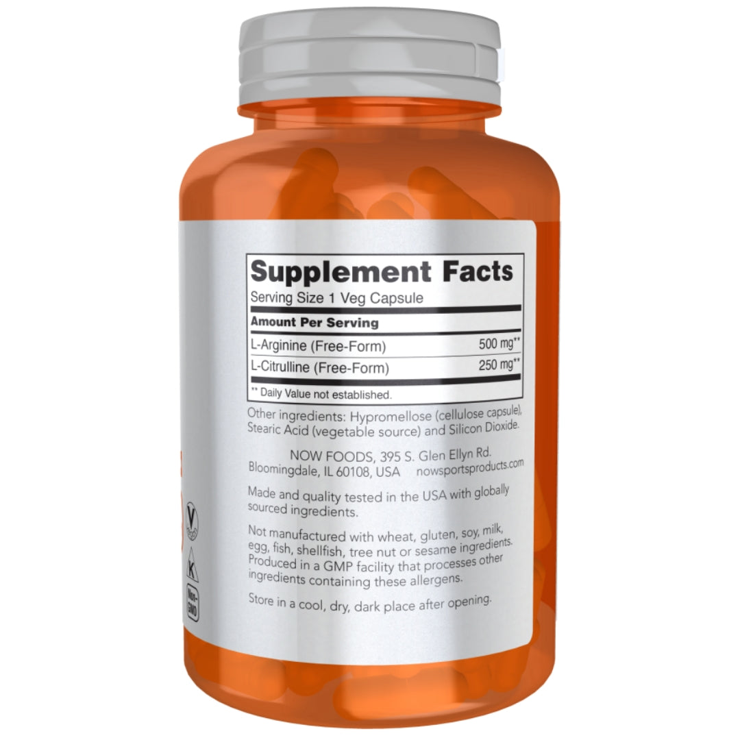 NOW Arginine & Citrulline