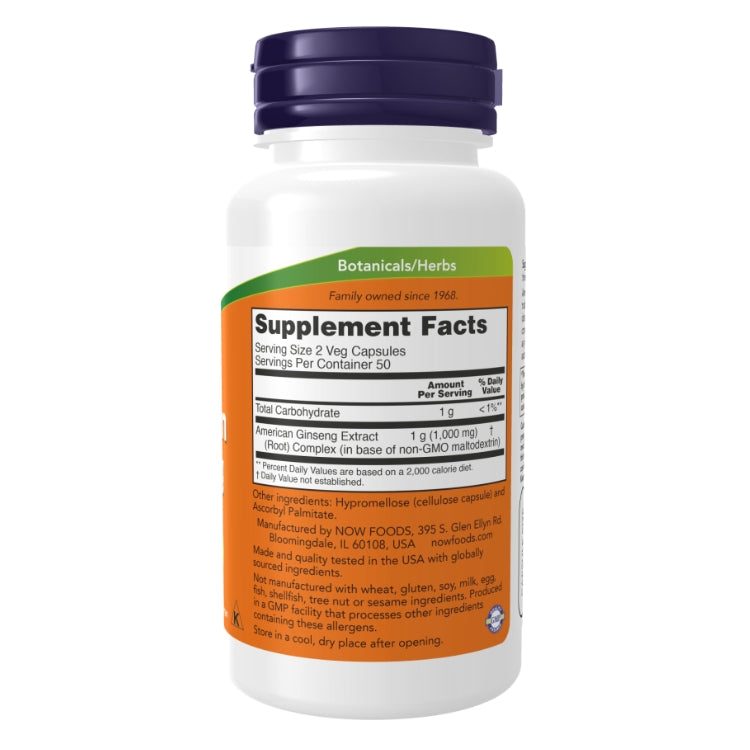 NOW American Ginseng 500 mg