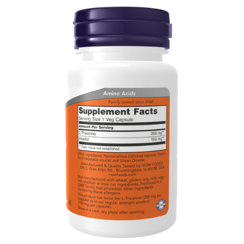 NOW L-Theanine 200mg