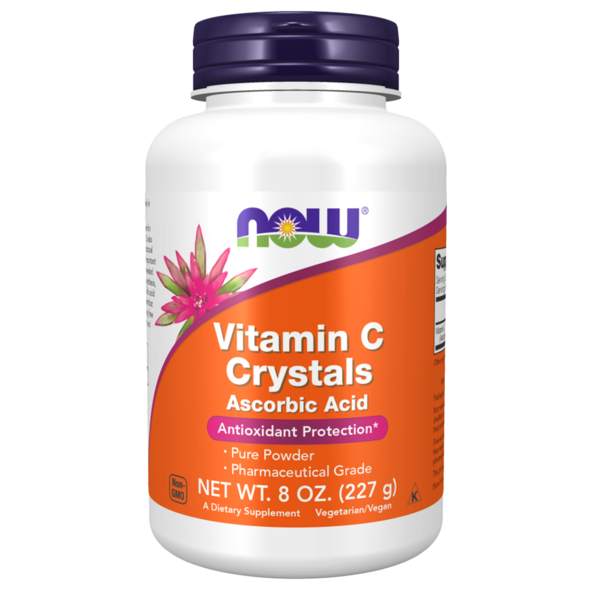 NOW Vitamin C Crystals Pulver