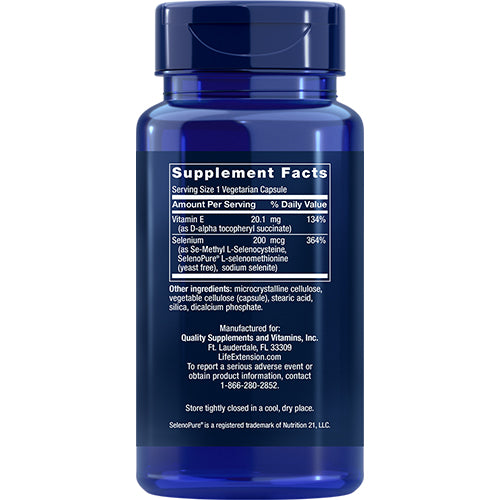 Life Extension Super Selenkompleks og vitamin E