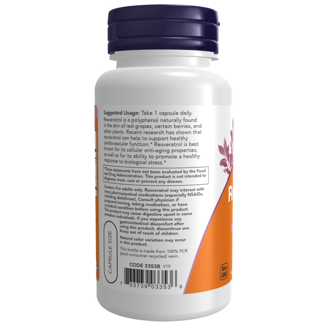 NOW Naturlig Resveratrol