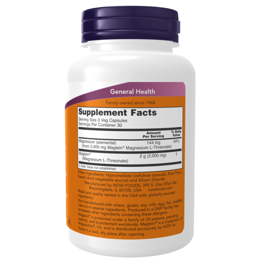 NOW Magtein Magnesium L-Threonate
