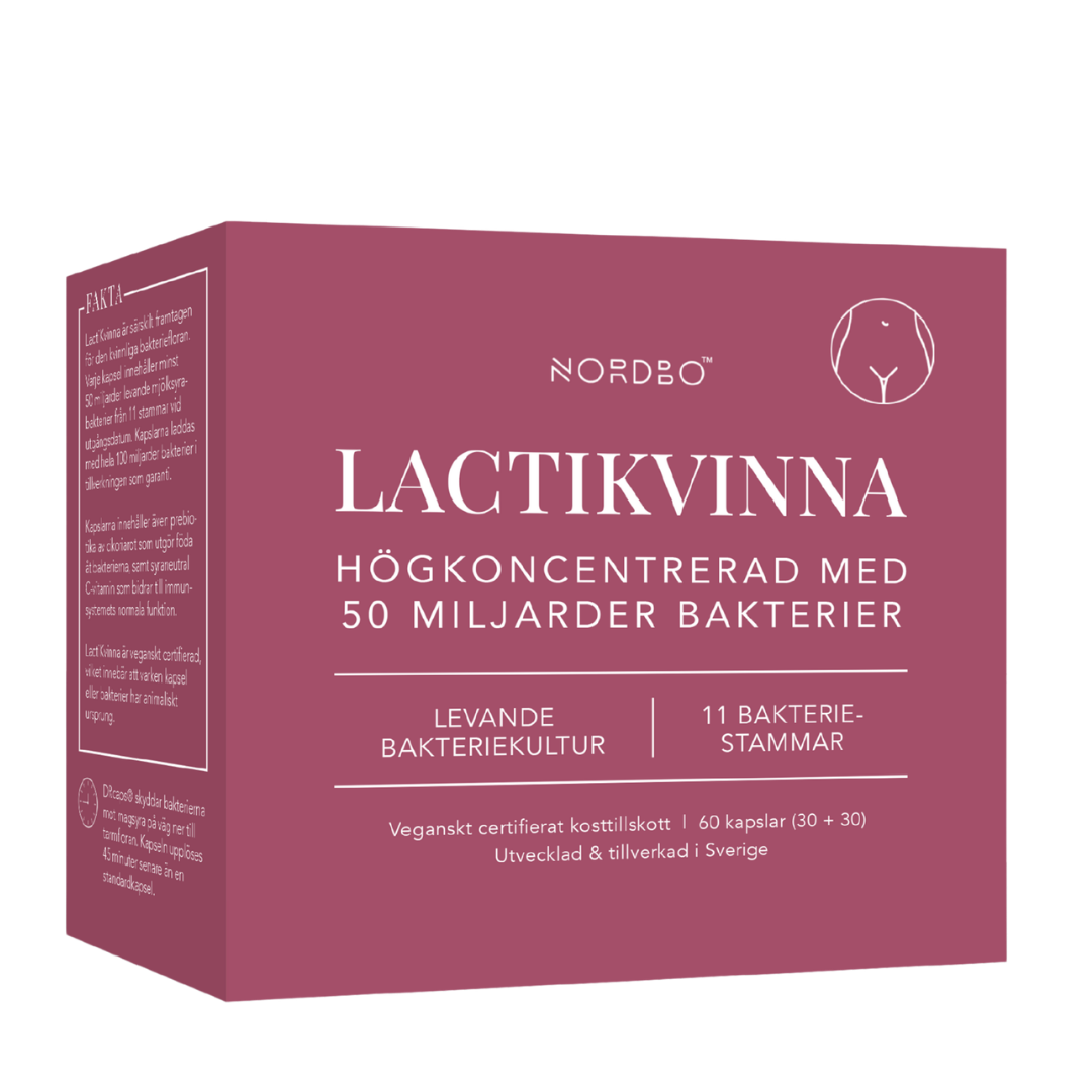 NORDBO LactiKvinna 60 kapsler