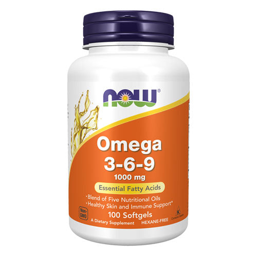 NOW Omega 3-6-9 1000mg Softgels