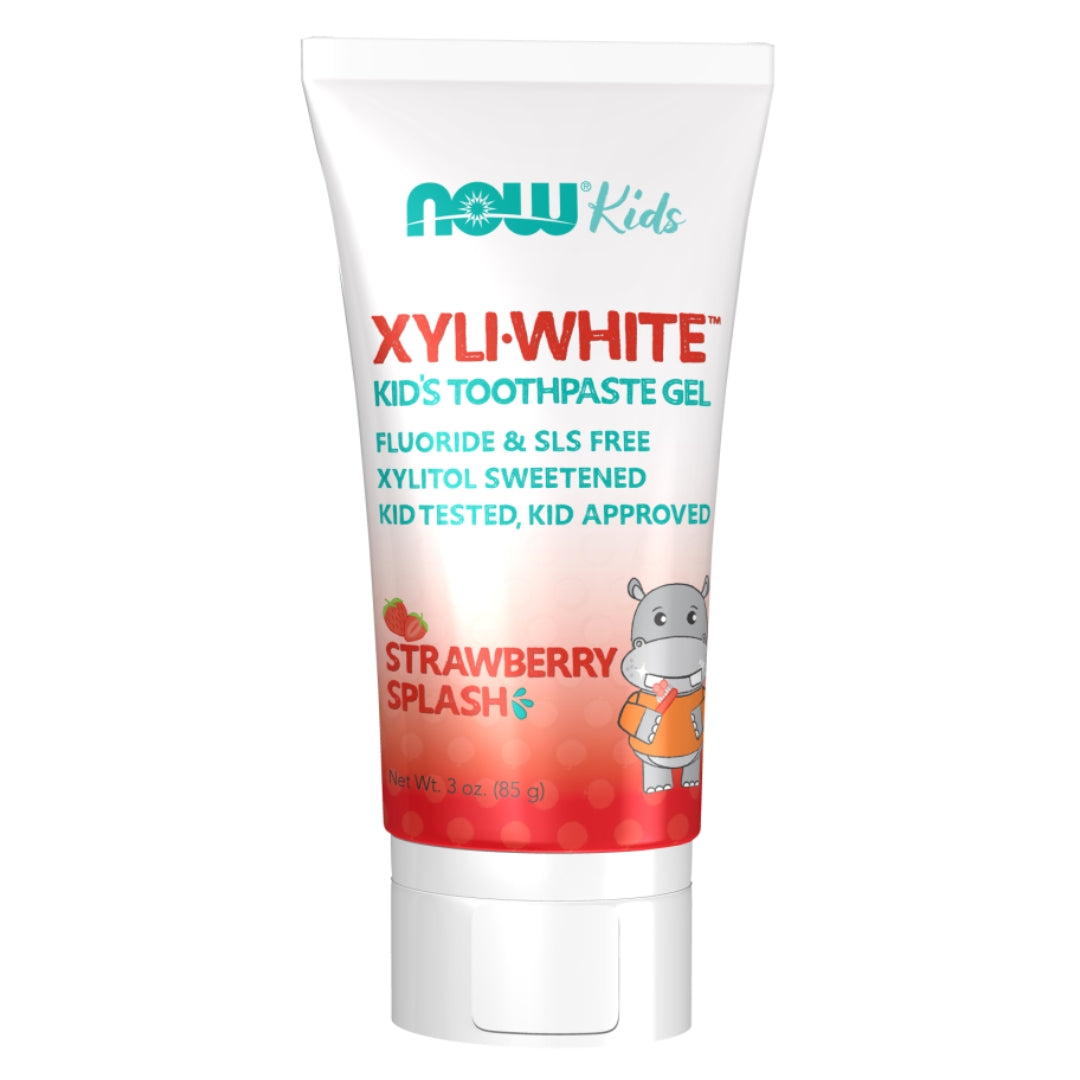 NOW XyliWhite Strawberry Splash Tannkrem Gel for Barn