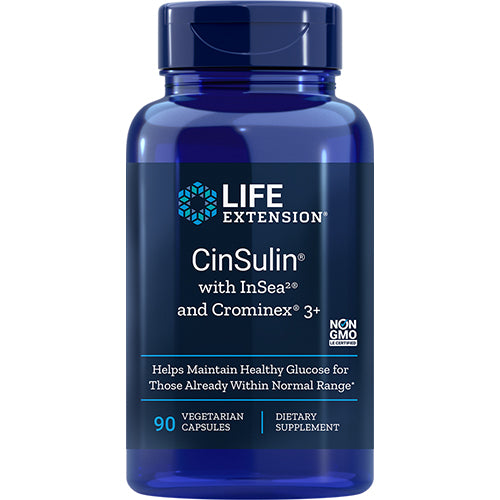 Life Extension CinSulin® med InSea2® og Crominex® 3+