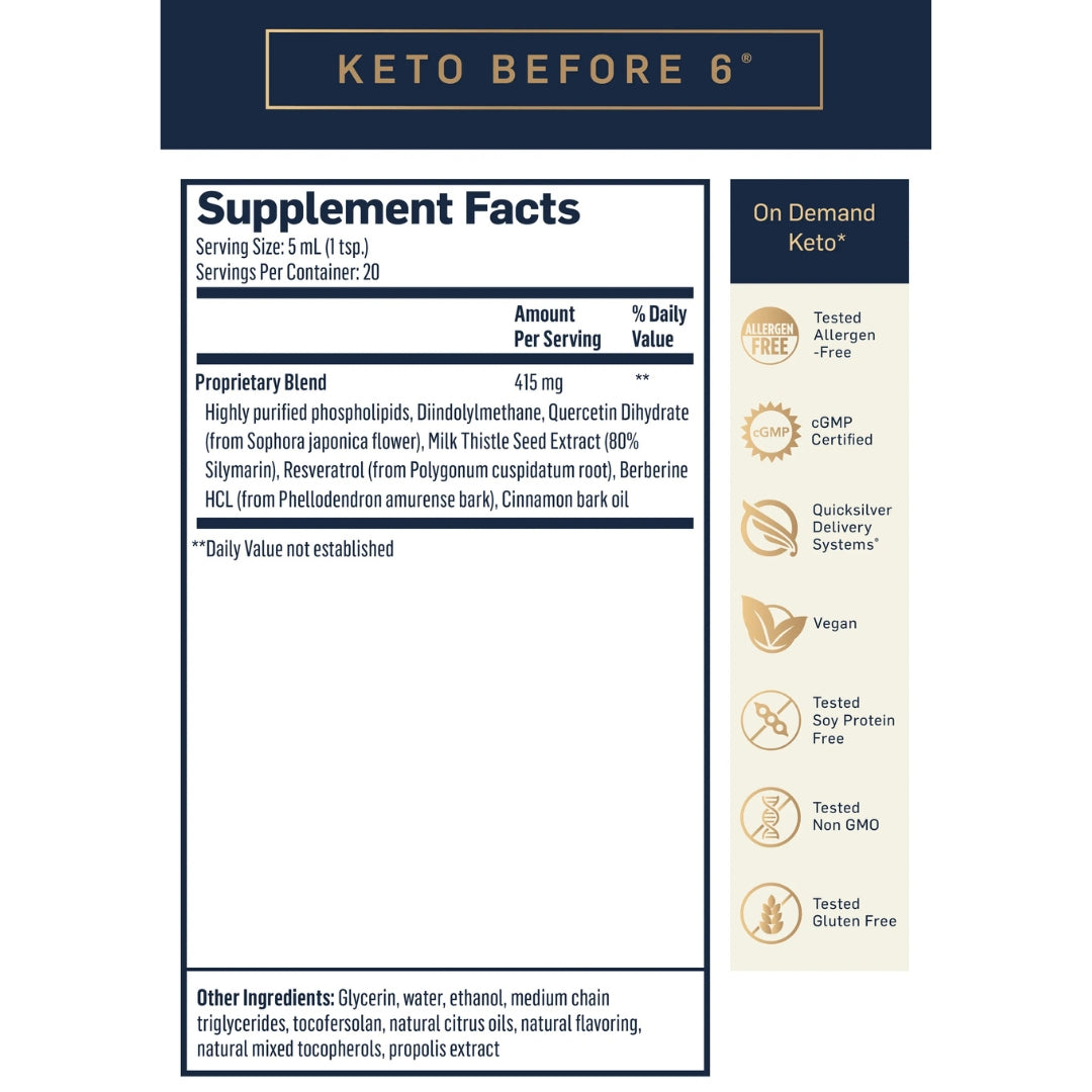 Quicksilver Keto Before 6®