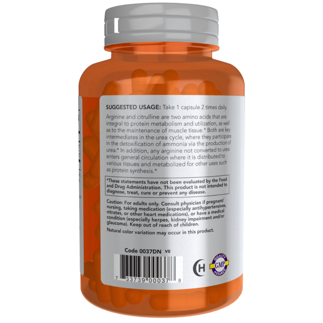 NOW Arginine & Citrulline