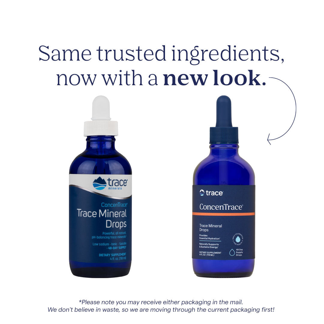 Trace Minerals ConcenTrace Spormineraldråper glassflaske 118 ml