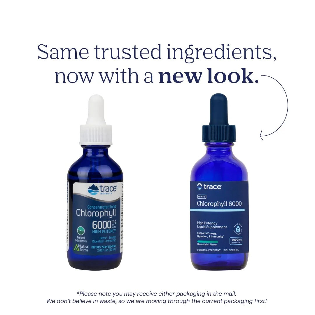 Trace Minerals Konsentrert Ionisk Klorofyll 6000