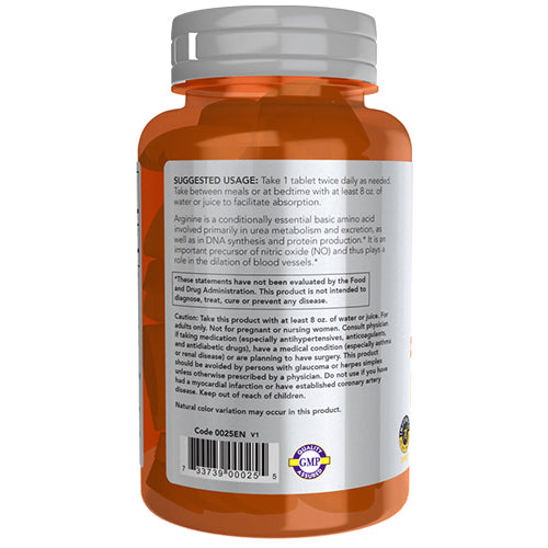 NOW L-Arginin 1000 mg Tabletter