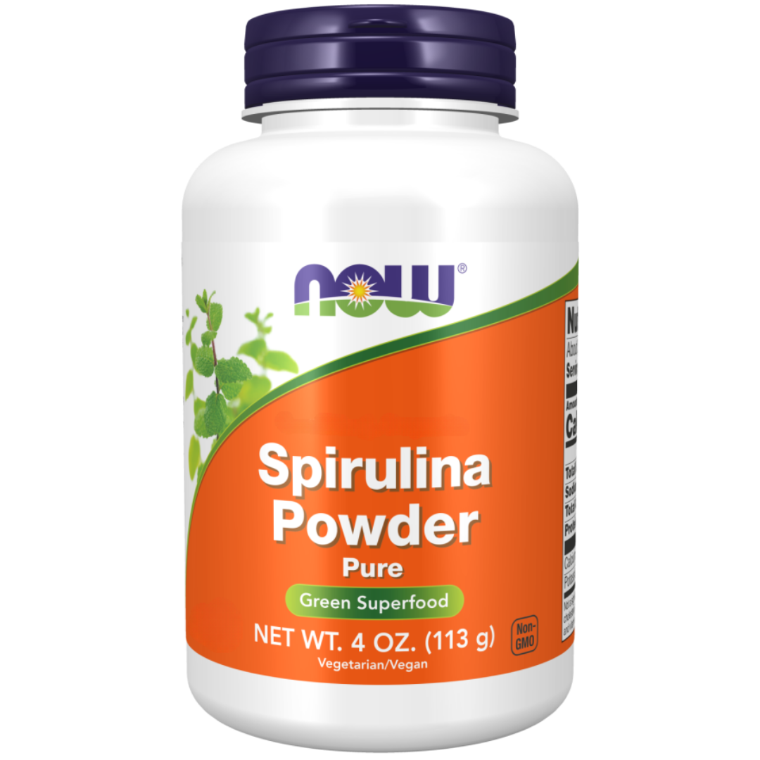 NOW Spirulina Pulver