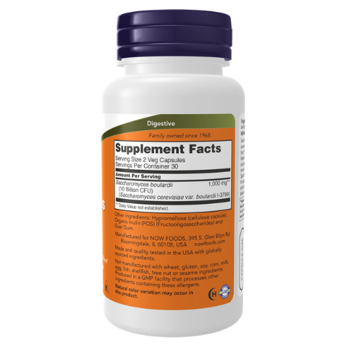 NOW Saccharomyces Boulardii
