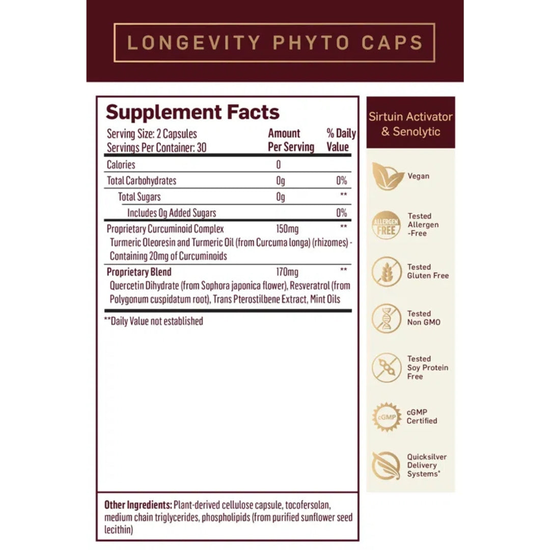 Quicksilver Longevity Phyto Kapsler
