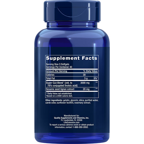 Life Extension Super CLA med Sesamlignaner