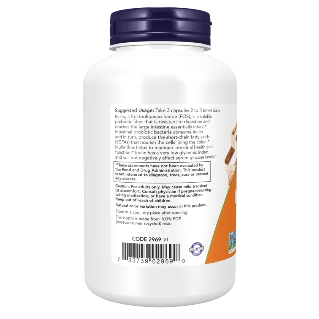 NOW Prebiotisk Inulinfiber