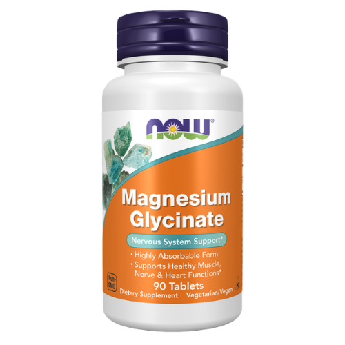 NOW Magnesium Glycinate Tabletter