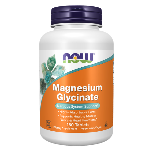 NOW Magnesium Glycinate Tabletter