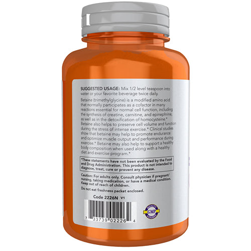 NOW Betaine Pulver