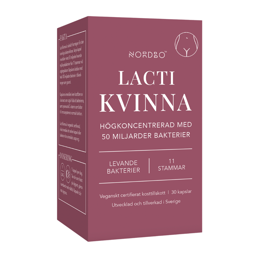 NORDBO LactiKvinna 30 kapsler