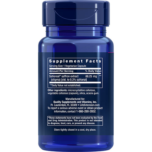 Life Extension Optimalisert Safran med Satiereal®