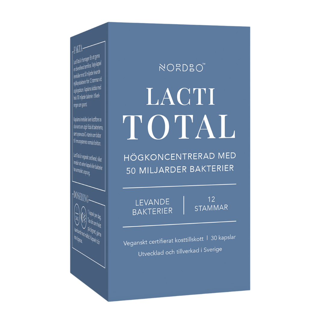 NORDBO LactiTotal 30 kapsler